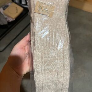 Cozy Cream Knit Socks